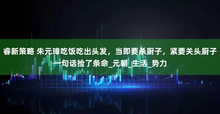 睿新策略 朱元璋吃饭吃出头发，当即要杀厨子，紧要关头厨子一句话捡了条命_元朝_生活_势力
