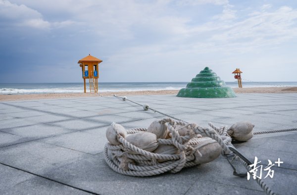 大发配资 大浪出现，阳江海陵岛景区已封闭丨一线直击